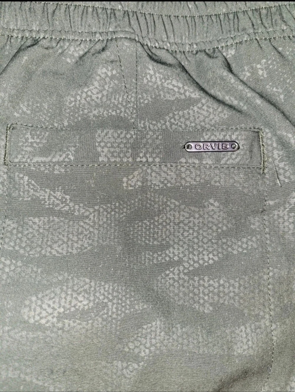 Orvis Dark Green Camo Skort XXL Golf Hiking  Pickleball Pockets  Activewear